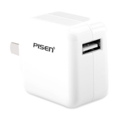 品胜 iPad充电器2A 手机/平板/移动电源充电器/USB电源适配器/单口充电插头（不含数据线）可折叠 苹果白