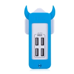 摩米士（MOMAX）小牛智能数码充电器套装 5V/25w（四规组合 中、欧、英、澳规） 蓝色