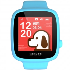 360儿童电话手表 安全定位全彩触屏 儿童学生手机手环 360儿童手表 SE3 天空蓝