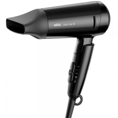 博朗（BRAUN）电吹风机家用快速干发折叠便携式HD350