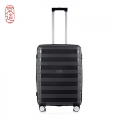 京造 PP拉链拉杆箱超轻便行李箱静音万向轮旅行箱