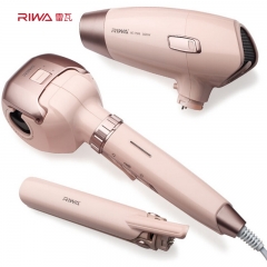 雷瓦(RIWA) 卷发棒自动卷发器 直发器夹板 电吹风机 三合一造型器 RC-7506