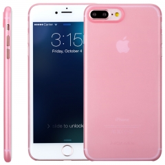 摩米士（MOMAX）iPhone7/8plus手机壳苹果7/8plus手机壳保护套PP材质纤薄保护壳 【8P/7P通用】纤薄★透粉色