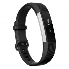 Fitbit Alta HR 智能时尚心率手环 自动运动识别 心率实时监测 自动睡眠记录 来电显示 VO2Max测量 黑色S