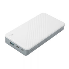 罗马仕（ROMOSS）WA20移动电源支持QC3.0/PD协议switch笔记本苹果手机充电宝双向快充 白色 20000毫安