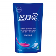 蓝月亮 洗衣液袋装亮白增艳500g(自然清香)