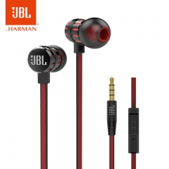JBL T190A 立体声入耳式耳机 手机耳机 电脑游戏耳机 带麦可通话 苹果安卓通用 黑色
