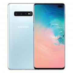 三星 Galaxy S10+ （SM-G9750）3D超声波屏下指纹超感官全视屏骁龙855双卡双待全网通4G手机 皓玉白 8G+128G 全网通